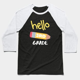 Hello Third Grade Baseball T-Shirt